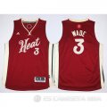 Camiseta Wade #3 Miami Heat Nino Rojo