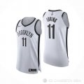 Camiseta Kyrie Irving #11 Brooklyn Nets Association Autentico Blanco