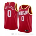 Camiseta Russell Westbrook #0 Houston Rockets Hardwood Classics 2019-20 Rojo