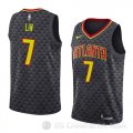 Camiseta Jeremy Lin #7 Atlanta Hawks Icon 2018 Negro