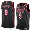 Camiseta Kelly Olynyk #9 Miami Heat Classic 2018 Negro