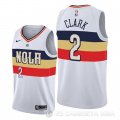 Camiseta Ian Clark #2 New Orleans Pelicans Earned Edition Blanco