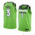 Camiseta Jarojo Terrell #3 Minnesota Timberwolves Statement 2017-18 Verde
