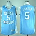 Camiseta Lawson #5 North Carolina Tar Heels NCAA Azul