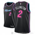 Camiseta Wayne Ellington #2 Miami Heat Ciudad 2018-19 Negro