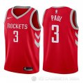 Camiseta Chris Paul #3 Houston Rockets Nino Icon 2017-18 Rojo