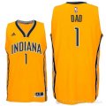Camiseta Dad #1 Indiana Pacers Dia del Padre Amarillo