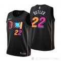 Camiseta Jimmy Butler #22 Miami Heat Nino Ciudad 2021-22 Negro