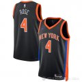 Camiseta Derrick Rose #4 New York Knicks Ciudad 2022-23 Negro