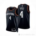 Camiseta Derrick Rose #4 New York Knicks Select Series Negro