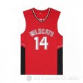 Camiseta Wildcats Bolton #14 Pelicula Rojo