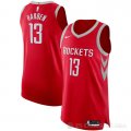 Camiseta James Harden #13 Houston Rockets Icon Autentico Rojo