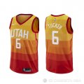 Camiseta Rayjon Tucker #6 Utah Jazz Ciudad Naranja