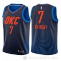 Camiseta Carmelo Anthony #7 Oklahoma City Thunder Nino Statement 2017-18 Azul