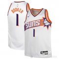 Camiseta Devin Booker #1 Phoenix Suns Nino Association 2023-24 Blanco
