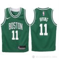 Camiseta Irving #11 Boston Celtics Autentico Nino 2017-18 Verde