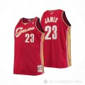 Camiseta LeBron James #23 Cleveland Cavaliers Nino Mitchell & Ness 2003-04 Rojo