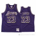 Camiseta LeBron James #23 Los Angeles Lakers 2020 Chinese New Year Throwback Violeta