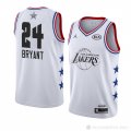 Camiseta Kobe Bryant #24 All Star 2019 Los Angeles Lakers Blanco